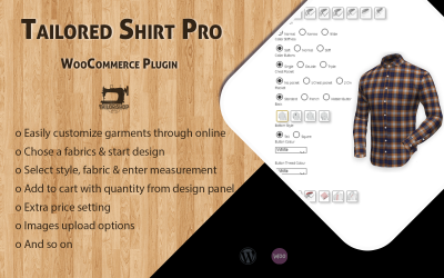 WooCommerce定制衬衫在线Pro - WordPress插件