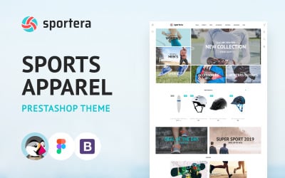 Sportera - motyw PrestaShop dotyczący odzieży i sprzętu sportowego