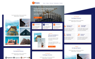 Etate - Multipurpose Construction Responsive Email 通讯模板