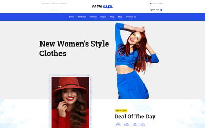 FashiUp - PSD-Vorlage für E-Commerce-Mode