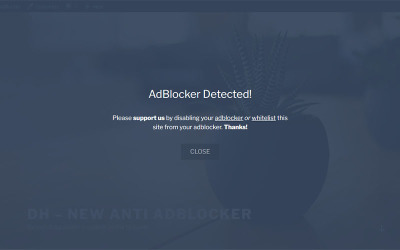 DH - Neuer Anti AdBlocker (Anti AdBlocker WordPress Plugin)