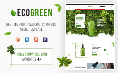 smeco绿色 - Magento 2有机，水果，蔬菜Magento主题