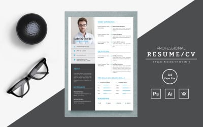 James Smith – Web 设计er Resume Template