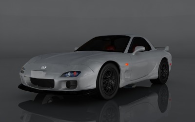 2002 3d model Mazda RX-7 Spirit