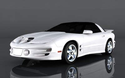 2002 Pontiac Firebird Trans Am 3d model