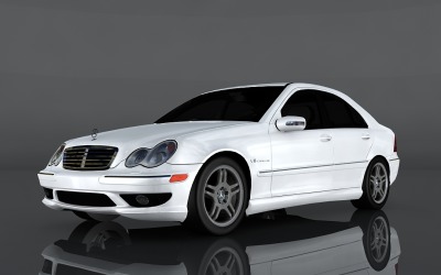 2004 Mercedes-Benz C32 AMG 3d-modell