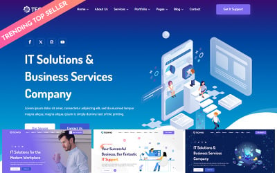 Techvio - IT Solutions &amp;amp; Business Services Multipurpose HTML5 Website Template