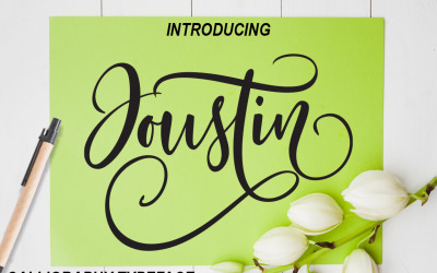 Joustin -多用途书法字体