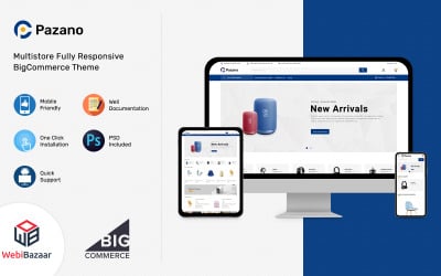 Pazano - Modèle BigCommerce de centre commercial