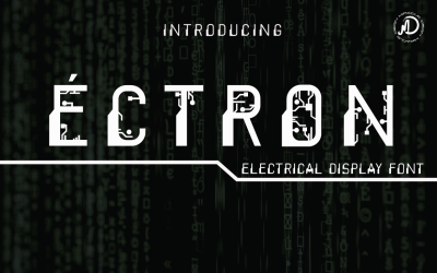 ECTRON Electric Display Font