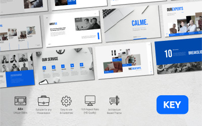 Calme - Presentación de negocios corporativos - Plantilla de Keynote