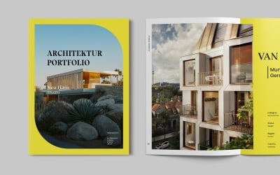 Architecture Brochure Portfolio 杂志模板
