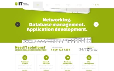 Безкоштовна IT -адаптивна тема WordPress