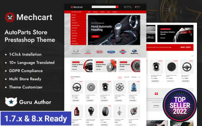 Mechcart AutoParts Store Prestashop Responsive Theme