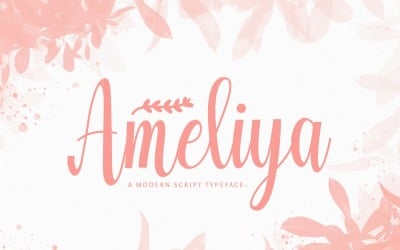 Ameliya - Handschriftliche Schrift