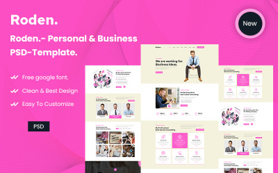 Roden.- Personal &amp;amp; Business-PSD-Template.
