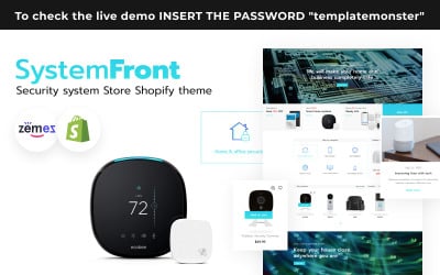 SystemFront - 安全系统, Shopify Locksmith Theme