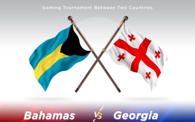 Bahamas contra Geórgia Two Flags