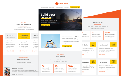 Construction – Multipurpose Construction &amp;amp; Architects Studio Email Template Responsive