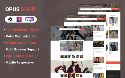 OpusShop - Tema Woocomerce WordPress