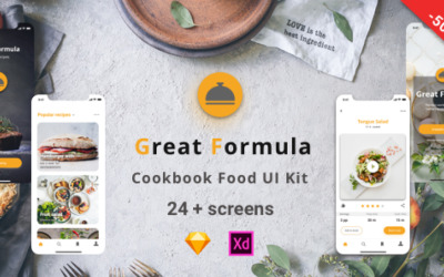 伟大的公式-食谱应用程序UI工具包