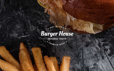 Burger House - 餐厅 | Responsive Drupal模板