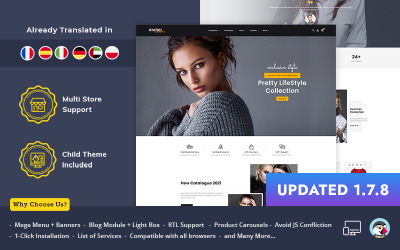 Atelier Fashion Prestashop Responsive Theme