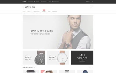 WooCommerce主题免费在线商店手表