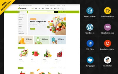 Farmatic - Food and Restaurant Multipurpose Responsive WooCommerce Store