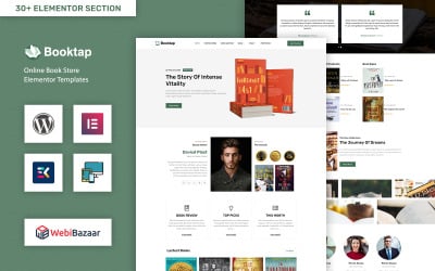 Booktap - Publishing House &amp;amp; Book Store WordPress theme