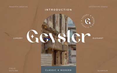 Geyster Modern/Vintage Font