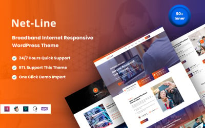 Netline - Broadband Internet Responsive WordPress Theme