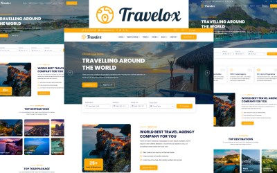 旅行ox -旅游 &amp;amp; 导览HTML5模板