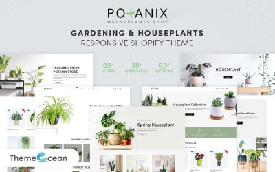 Potanix - Gardening &amp;amp; 室内植物Shopify主题