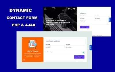 QuickForm - Plantilla HTML5 de formulario de contacto dinámico
