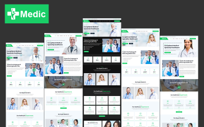 Медик — тема WordPress Elementor для больниц, диагностики, клиник, здравоохранения, врачей и медицинских лабораторий