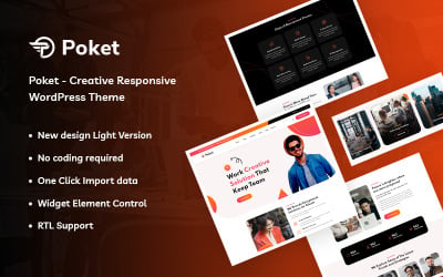 Poket - креативная адаптивная тема WordPress