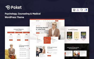 Poket – Psychology, Counseling &amp;amp; Medical WordPress Theme