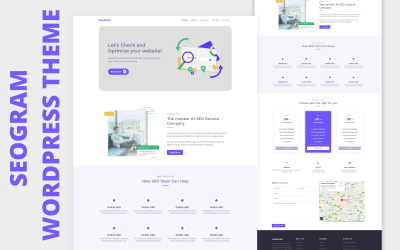 Thème WordPress Seogram One Page