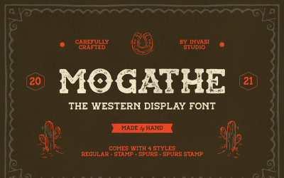 Могат - шрифт Western Westwild