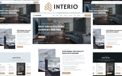 Interio - Modello HTML5 per architettura e interni