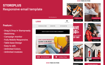 Storeplus Email E-trade 新闻letter template