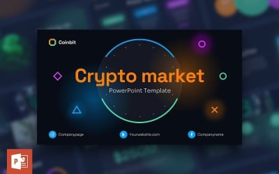 PowerPoint de apresentação de criptomoeda