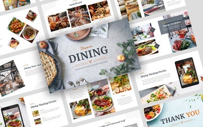 Pranzo - Modello PowerPoint per la presentazione del ristorante