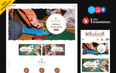 Crafter - OpenCart магазин декоративного мистецтва ручної роботи