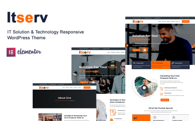 Itserv – Software und IT-Lösungen WordPress Theme