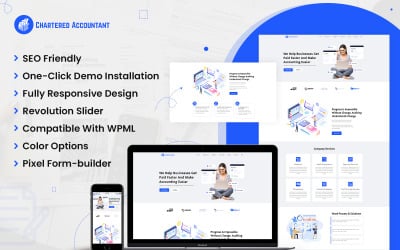 特许会计师WordPress主题