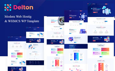 Delton Hosting &amp;amp; WHMCS HTML5 Template