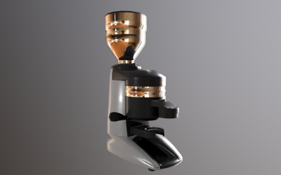 3d咖啡研磨机模型