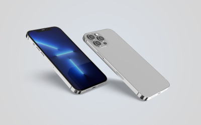 Iphone 13 Pro Max模型PSD模板卷03